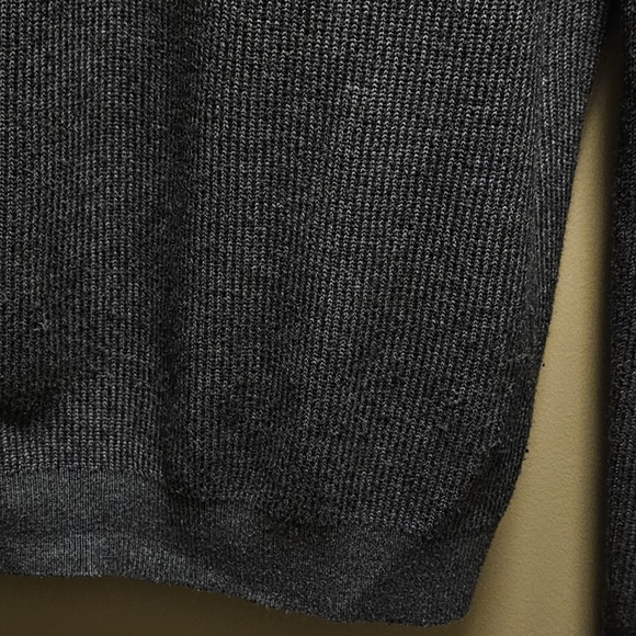 Ted Baker London Gray Stach Quarter Zip Sweater - Size 5 (XL) - Picture 13 of 13